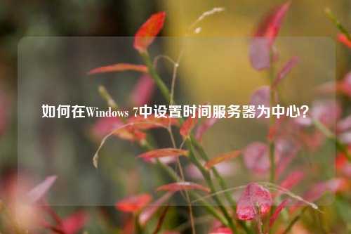 如何在Windows 7中設置時間服務器為中心？