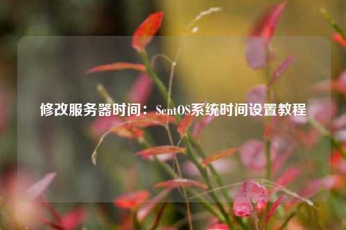 修改服務(wù)器時間：SentOS系統(tǒng)時間設(shè)置教程