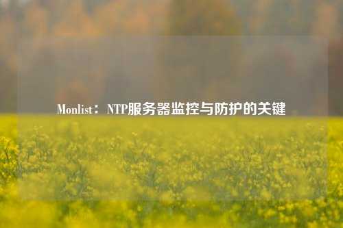 Monlist：NTP服務(wù)器監(jiān)控與防護(hù)的關(guān)鍵