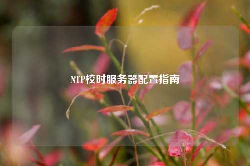 NTP校時(shí)服務(wù)器配置指南